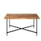 Alaterre Furniture Rivers Edge 36" Acacia Wood and Acrylic Coffee Table AWRE1320 - alternate 3